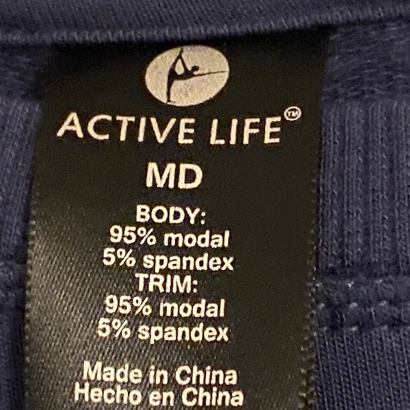 Active Life Sz M Navy LS Tee NWT😊😊 - Picture 4 of 6